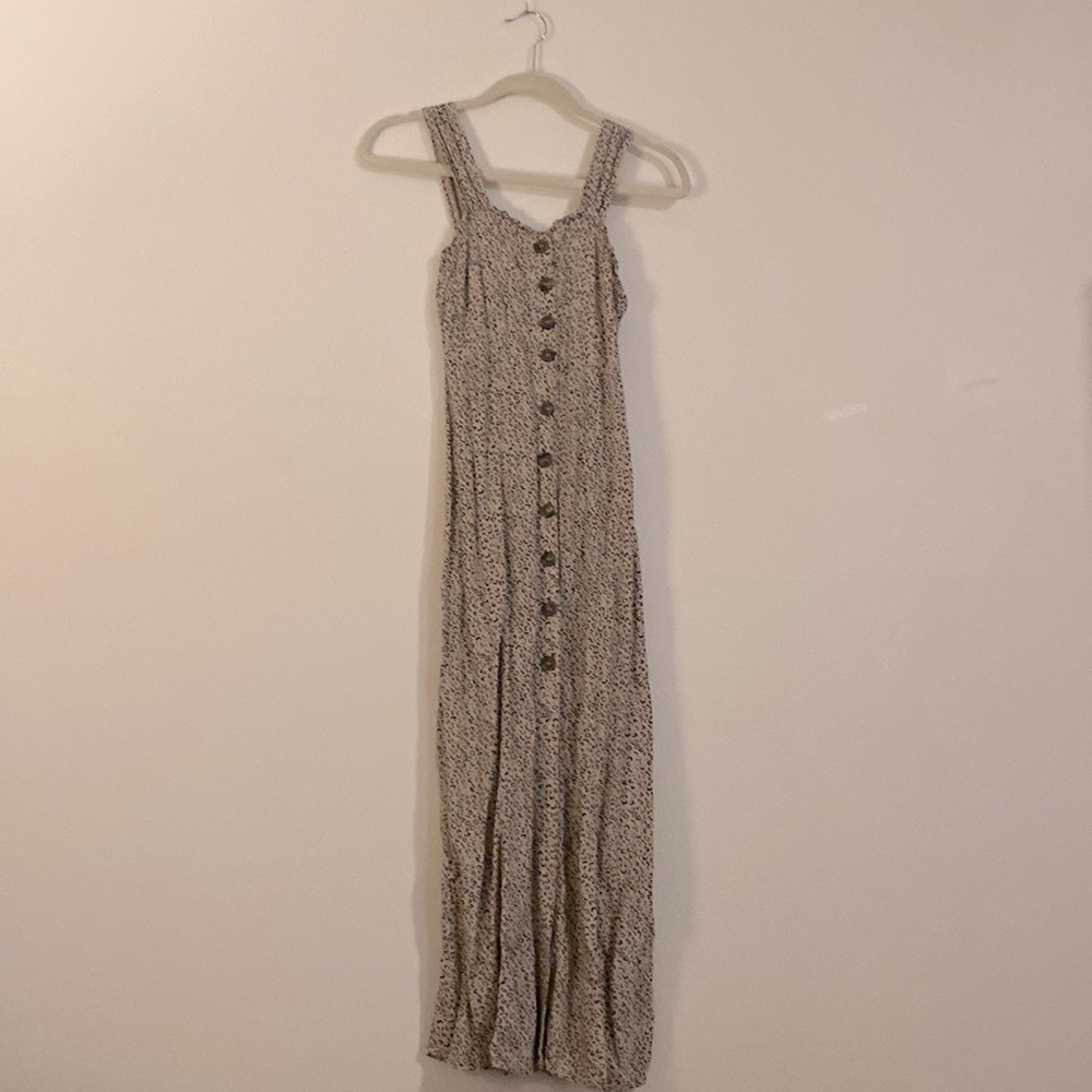 Cheetah Print Maxi Dress, Small